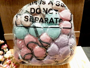 80 Piece Soft Reusable Water Balloons, Water Bomb Splash Balls Pink Purple Blue - Picture 1 of 5