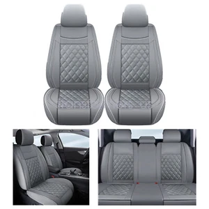 For JEEP Grand Cherokee 2012-2021 Car 5-Seat Covers Leather Full Set Cushion - Picture 1 of 12