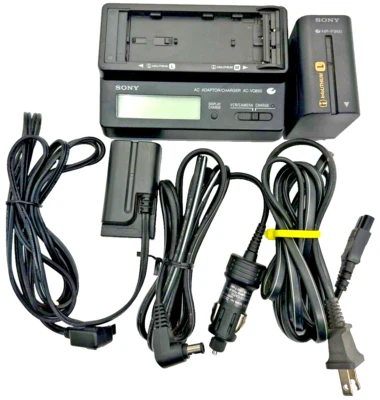 Accesorios Sony para Micro VCR EVO-250, cables/cargadores/adaptadores, usados (WW) Foto 1 de 4