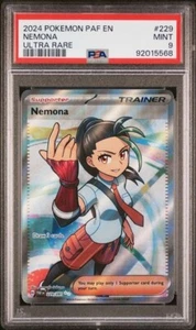 Nemona 229/91 Paldean Fates Reverse Holo Ultra Rare Pokémon TCG PSA 9 Free Ship - Picture 1 of 2