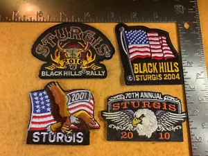 Q7-86 TOPPA MOTO - LOTTO DI 4 - STURGIS ND BIKE WEEK 2016, 2014, 2001, 2010 - Foto 1 di 2