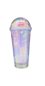 Donut Thermosbecher mit LED Beleuchtung, Strohhalm und Sipper. Perfekt für Party - Bild 1 von 10