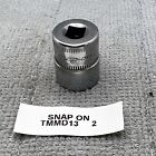 Snap-on 1/4" Drive 13mm Metric Shallow 12 Point Socket TMMD13 USA