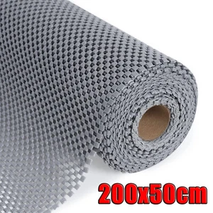 Drawer Shelf Liner Non-Slip Mat Shelves Liners Pattern PVC Non-Adhesive Grip New - Picture 1 of 11