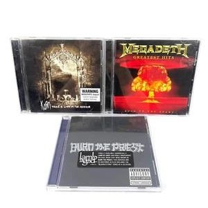 Megadeth, Burn The Priest, Korn CD x3 Take a Look in the Mirror, Greatest Hits - Picture 1 of 6