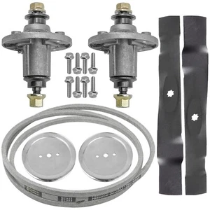 Spindle Blade Belt Kit For John Deere LA100 LA105 LA110 LA115 LA120 LA125 LA135 - Picture 1 of 8