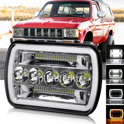 7x6" LED Headlight Hi-Lo Beam DRL Fit for Toyota Pickup 1982-1995 Truck 4Runner - Image 1 of 4