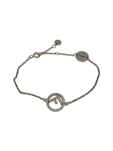 Bracciale donna FENDI argento strass SLV