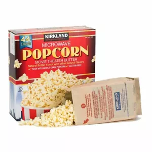 Kirkland Signature Microwave Popcorn, Gluten Free 3.3 oz, 44 Count - Picture 1 of 1
