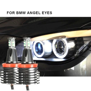 2xH8 80W LED Angel Eyes Halo Rings Light For BMW F01 (740i 750i ,760i) 2009-2012 - Picture 1 of 8