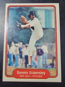 1982 Fleer Baseball #292 Dennis Eckersley - Picture 1 of 2