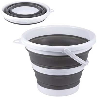 3L Faltbarer Eimer, 3L Falteimer Putzeimer Faltbar, Sandburg Strandeimer, Pla... - Bild 1 von 4