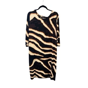 Chico’s Traveler Animal Print Vestido Mujer’s Talla 4 - Imagen 1 de 10