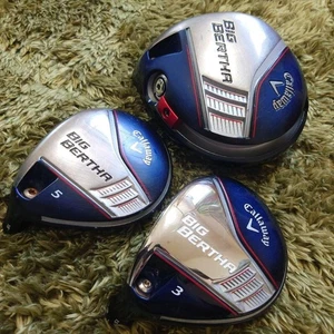 Callaway Big Bertha Head Set Left 3pcs 10.5° Driver 15° 5W - Picture 1 of 10