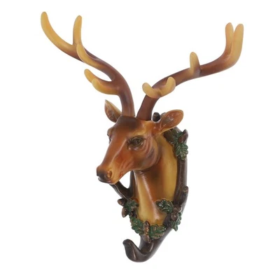  Einhängehaken Hirschkopf Wanddeko Robuste Wandhaken Vintage Kleiderhaken - Bild 1 von 4