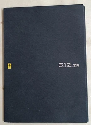 Ferrari 512 TR Testarossa Depliant di Cartella STAMPA Stampato n 690-91 5M-11-91 - Immagine 1 di 4