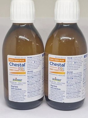 Lot of 2 Boiron Chestal Kids Honey Cough Syrup - Image 1 of 2