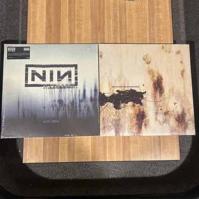 NINE INCH NAILS THE DOWNWARD SPIRAL IVC VINYL /3000 & WITH TEETH - Image 1 of 4