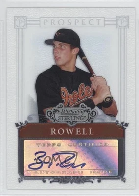 2006 Bowman Sterling Prospects Billy Rowell #BSP-BR Auto - Image 1 of 2