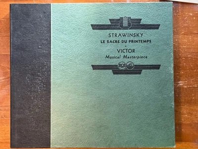 Igor Stravinsky 78 Rpm Vinyl Record Set Le Sacre Du Printemps Victor Masterpiece - Image 1 of 4