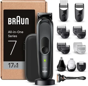 Braun All-In-One Trimmer-Set 7, 17-in-1 Multigroom, Barttrimmer/MGK7491/*B-Ware - Bild 1 von 11