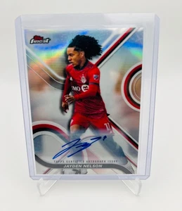 JAYDEN NELSON BASE RIFRATTORE AUTO 2022 TOPPS FINEST MLS - TORONTO FC #39 - Foto 1 di 2