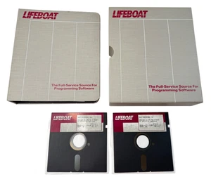 Raccoglitore/Manuale Lifeboat RUN/C Professional™ C-Interpreter 1986 + 2 dischi non testati - Foto 1 di 23