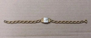 Raro bracciale catena tono bianco/oro souvenir fiera mondiale Chicago 1934 spedizione gratuita - Foto 1 di 8