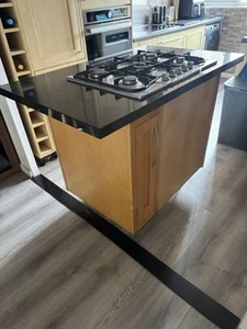 Kitchen Island Granite Worktop Gas Hob 5-Burner Cuizina - Picture 1 of 8