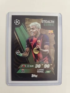 Match Attax 25/26 Lamine Yamal Stealth Strike Barcelona #448 Champions League - Picture 1 of 1