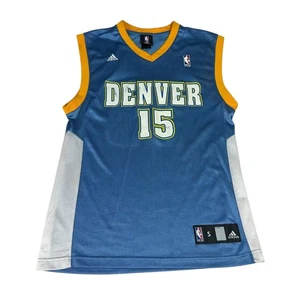 Denver Nuggets Basketball Trikot Small blau gelb Carmelo Anthony 15 NBA Adidas - Bild 1 von 10