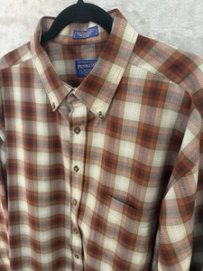 Pendleton Hemd Herren XXLT kariert Wolle Button Down Langarm Sir * Löcher* Chicano - Bild 1 von 20
