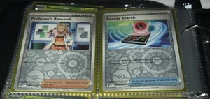 172/198 Energiesuche + Professorenforschung Reverse Holo Karte TCG Pokemon  - Bild 1 von 1