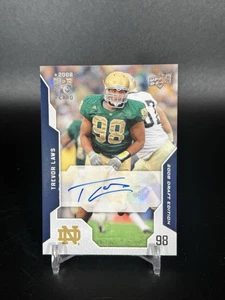 2008 Upper Deck Draft Edition Exclusives Auto Trevor Laws #98 Rookie Auto RC - Bild 1 von 2