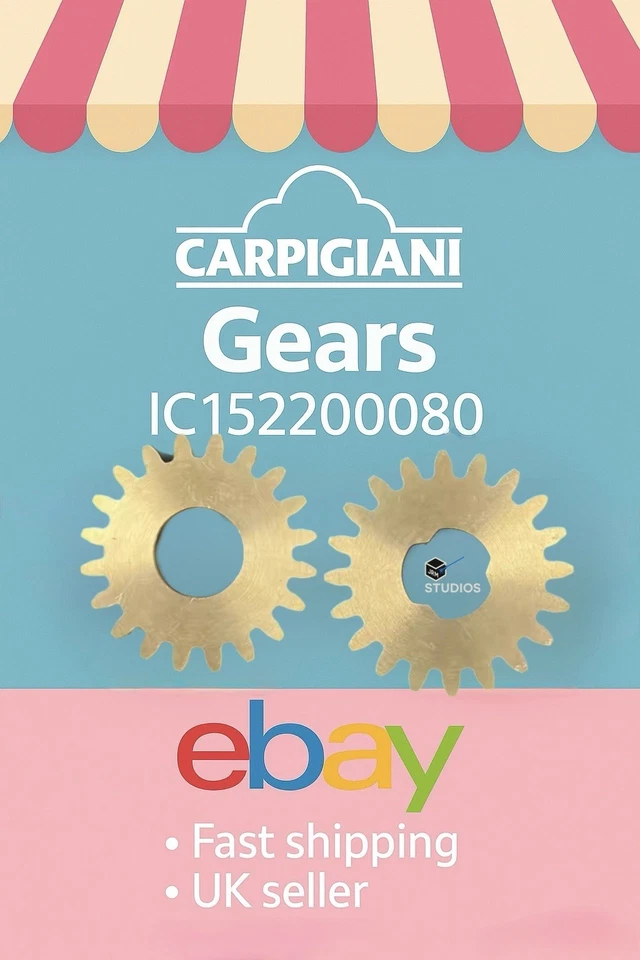 Carpigiani | Ice Cream Machine | Gears | Brass | Machine Pump | IC152200080