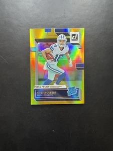 2022 Panini Donruss - Rated Rookie Jalen Tolbert #331 Press Proof Premium (RC) - Picture 1 of 2