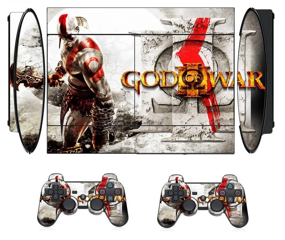 210 Skin Sticker for PS3 PlayStation 3 Super Slim and 2 controller skins - Image 1 of 1