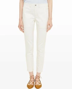 $159 NUEVO CON ETIQUETAS CLUB MONACO Talla 4 REDEN PIERNA DELGADA DE ALTURA MEDIA PANTALÓN PIEDRA - Imagen 1 de 5