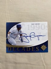 2005 Tony Gwynn UD Upper Deck Ultimate Signature Decades Autograph Auto 9/15 SDP