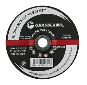 Stainless Steel Cut-off Wheel Depressed Center 7" x 1/16" x 7/8" - T42 (50 PACK) - Picture 1 of 3
