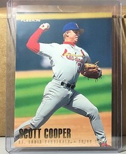 1996 FLEER TIFFANY GOLD #540 SCOTT COOPER ST. LOUIS CARDINALS Rare Variation