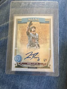 2020 Topps Gypsy Queen ISAN DIAZ Auto Miami Marlins GQA-ID Autograph RC Rookie - Picture 1 of 2