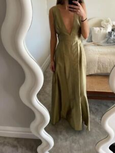 Beare Park Dress Olive Silk