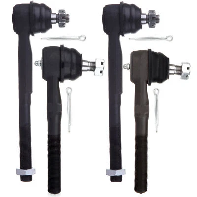 4pcs Front Inner & Outer Tie Rod Links For 1997-2003 Ford F-150 Expedition RWD - Image 1 of 4