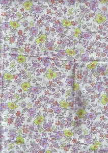 petite  piece de tissu motifs fleurs - leger -  - Picture 1 of 1
