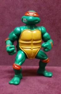 Playmates Toys Vintage TMNT Michelangelo Action Figure 1988 - Picture 1 of 5