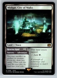 Midgar, City of Mako Foil Final Fantasy Magic the Gathering MTG - Picture 1 of 2