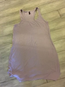 Nordstrom Violet Purple Racer Back Ribbed Chemise Large - Picture 1 of 4