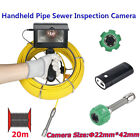 4.3 inch 22mm Industrial Pipe Sewer Inspection Video Camera IP68 1000TVL Camera