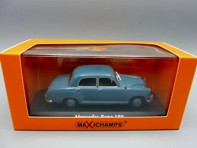 MERCEDES 180 W120 PONTON 1955 BLU MAXICHAMPS 940033102 1:43 MINICHAMPS BENZ - Immagine 1 di 4